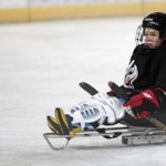 Female Sledge Hockey Player